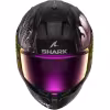 Мотошлем Shark D-SKWAL 3 Mayfer Black/Violet/Glitter, черный, размер M
