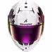 Мотошлем Shark D-SKWAL 3 Mayfer White/Violet/Anthracite, белый, размер S