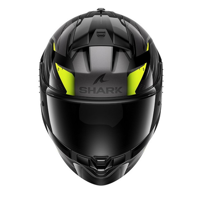Мотошлем Shark Ridill 2 Bersek, черный/зеленый, размер M