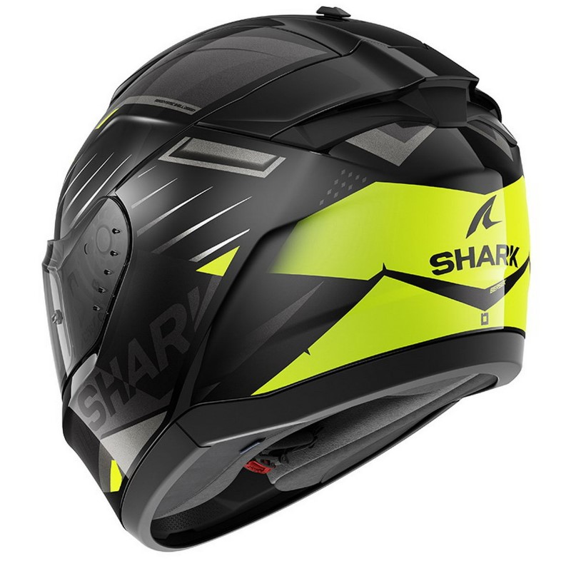 Мотошлем Shark Ridill 2 Bersek, черный/зеленый, размер XL
