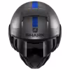 Мотошлем Shark Street Dark Tribute RM Mat, хром, размер М