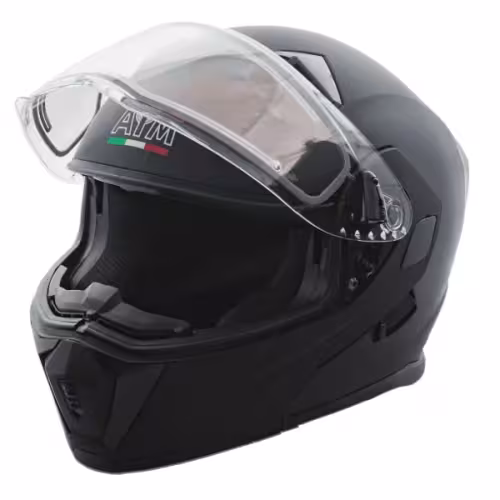 Мотошлем зимний AiM JK906, матовый черный, размер S 906C-008-S
