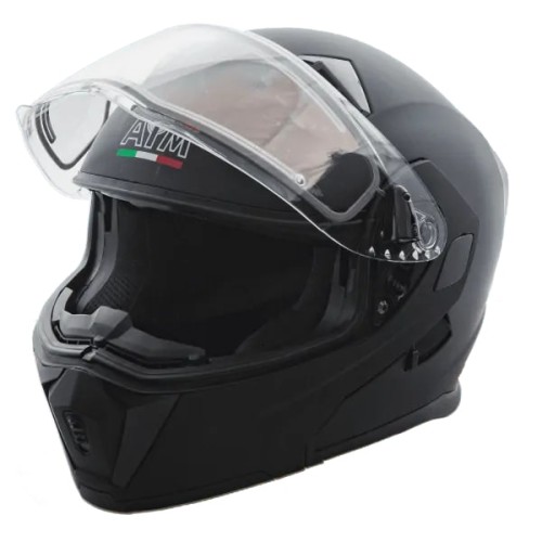 Мотошлем зимний AiM JK906, матовый черный, размер S 906C-008-S