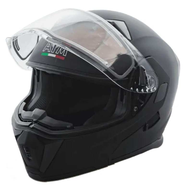 Мотошлем зимний AiM JK906, матовый черный, размер S 906C-008-S