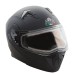 Мотошлем зимний AiM JK906, матовый черный, размер S 906C-008-S