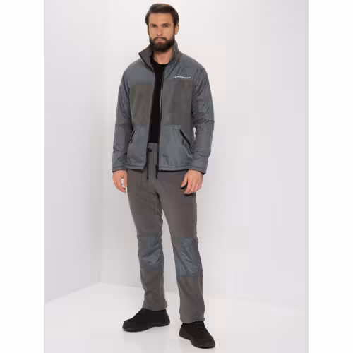 Костюм мужской Huntsman (Восток) Пикник-Люкс, ткань Флис, серый, размер 48-50, 170-176 см
