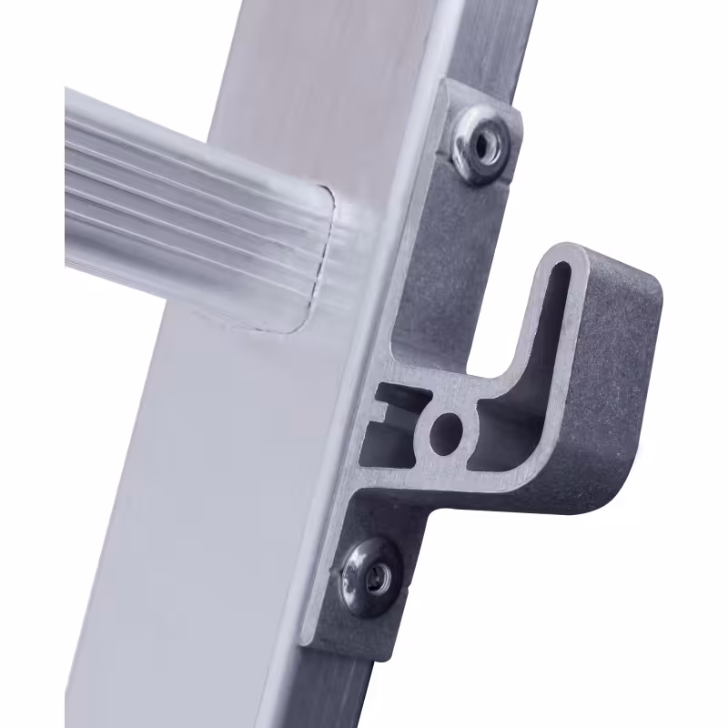 Лестница Новая Высота NV 1220, двухсекционная алюминиевая, 8+8 ступеней