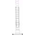 Лестница Новая Высота NV 1230, трёхсекционная алюминиевая, 6.82 м, 3х10 ступеней