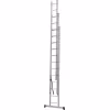 Лестница Новая Высота NV 1230, трёхсекционная алюминиевая, 6.82 м, 3х10 ступеней