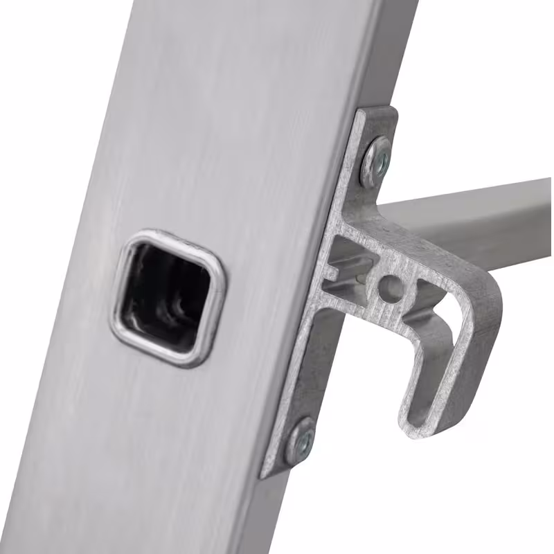 Лестница Новая Высота NV 1230,трёхсекционная алюминиевая, 7.09 м, 3х11 ступеней