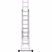 Лестница Новая Высота NV 1230, трёхсекционная алюминиевая, 5.52 м,  3х9 ступеней