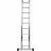 Лестница Новая Высота NV 1230, трёхсекционная алюминиевая, 5.52 м,  3х9 ступеней