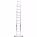 Лестница Новая Высота NV 1230, трёхсекционная алюминиевая, 5.52 м,  3х9 ступеней