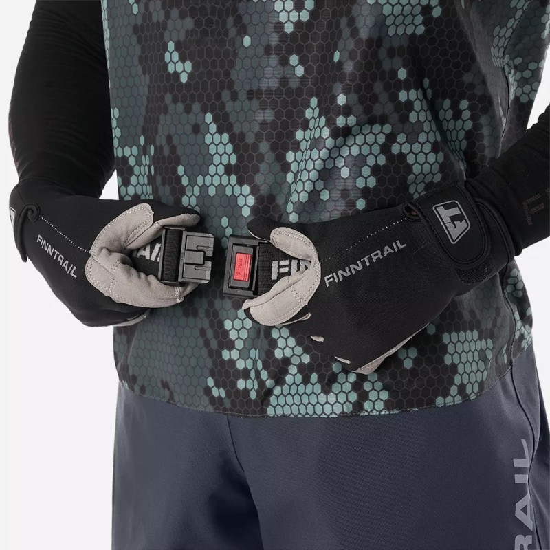 Полукомбинезон-вейдерсы Finntrail Enduro BF 5281 CamoGrey, мембрана Hard-Tex, серый камуфляж, размер MK/43, 170-180 см