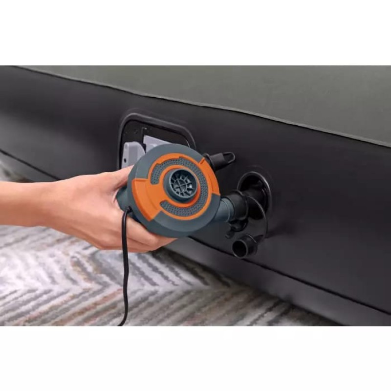 Матрас надувной Bestway Tritech Queen со встроенным электронасосом на батарейках, 203х30 см