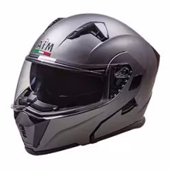 Мотошлем зимний AiM JK906, серый, размер S