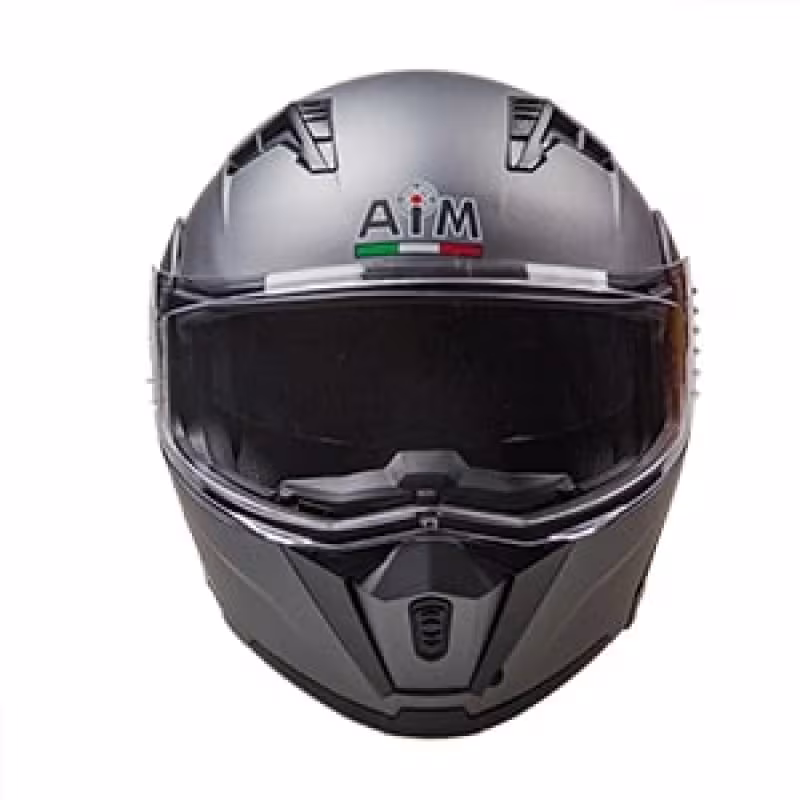 Мотошлем зимний AiM JK906, серый, размер S