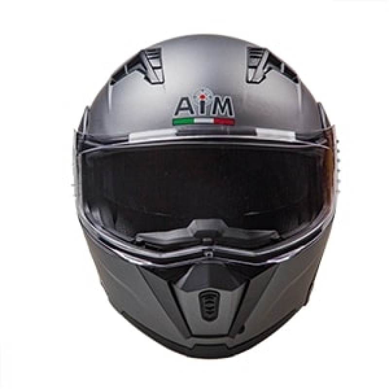 Мотошлем зимний AiM JK906, серый, размер S