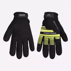 Мотоперчатки Finntrail Eagle 2840 GraphiteYellow, желтый/серый, размер L