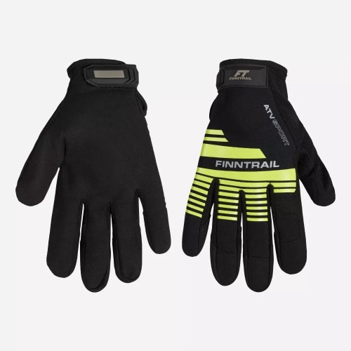 Мотоперчатки Finntrail Eagle 2840 GraphiteYellow, желтый/серый, размер XL