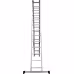 Лестница Новая Высота NV 1230, трёхсекционная алюминиевая, 8.71 м, 3х13 ступеней