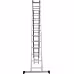 Лестница Новая Высота NV 1230, трёхсекционная алюминиевая, 8.71 м, 3х13 ступеней