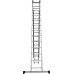 Лестница Новая Высота NV 1230, трёхсекционная алюминиевая, 8.71 м, 3х13 ступеней