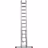 Лестница Новая Высота NV 1230, трёхсекционная алюминиевая, 8.71 м, 3х13 ступеней