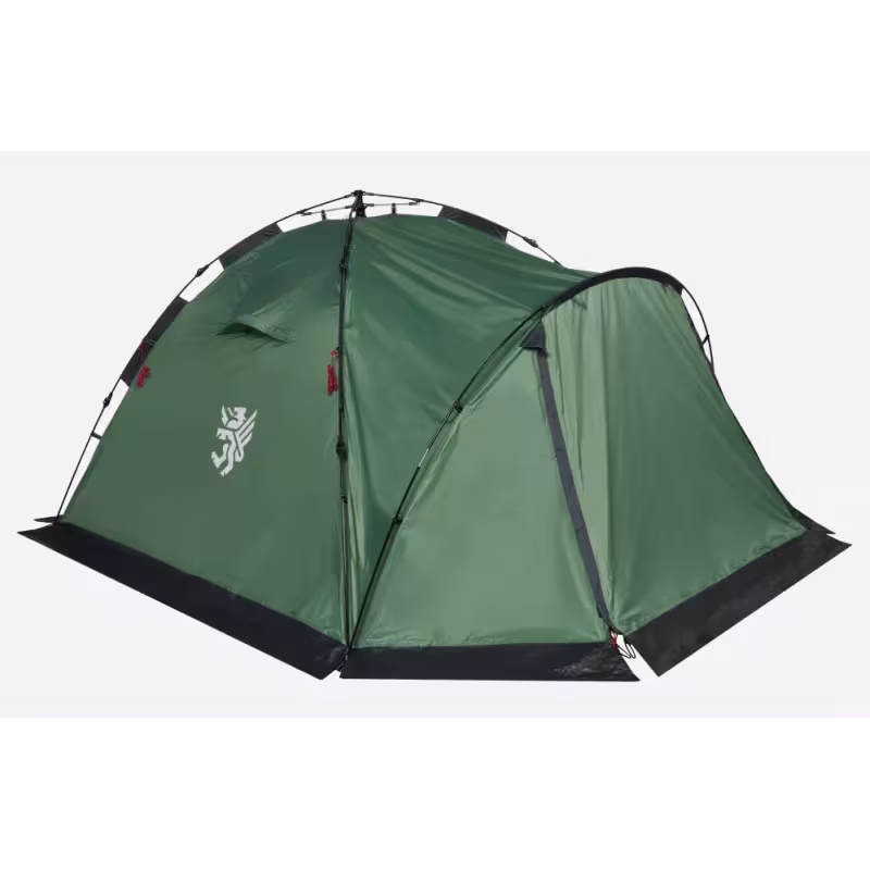 Палатка полуавтоматическая Finntrail Voyager 1023 Khaki, 3-местная, хаки, 215х215х120 см