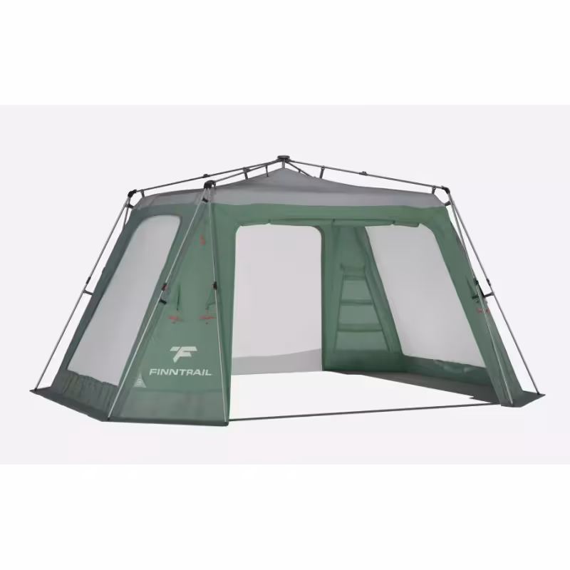 Тент-шатер Finntrail Garda 1022 Khaki, 10-местный, хаки, 440×325×248 см