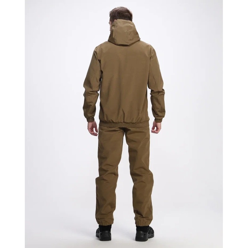 Костюм мужской OneRus Егерь, ткань Брезент, хаки, размер 60-62, 182-188 см