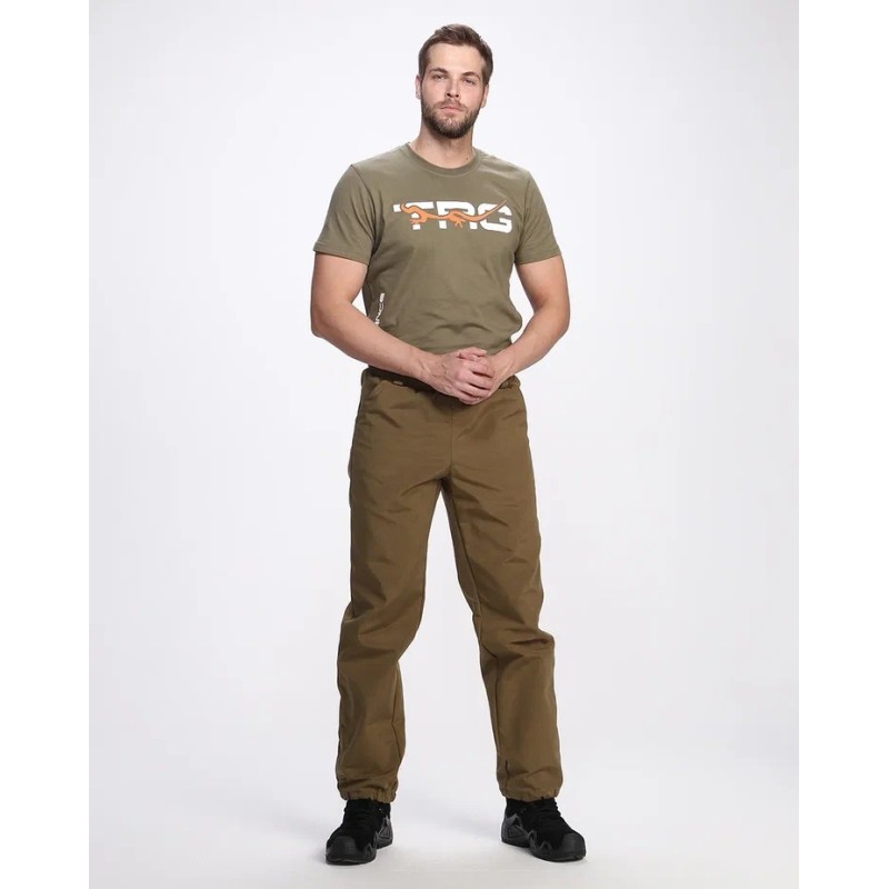 Костюм мужской OneRus Егерь, ткань Брезент, хаки, размер 60-62, 182-188 см