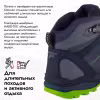 Ботинки мужские треккинговые Finntrail Raid 5171 AppleGreen, черный/зеленый, размер 43