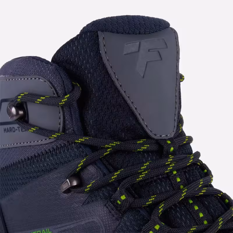 Ботинки мужские треккинговые Finntrail Raid 5171 AppleGreen, черный/зеленый, размер 42