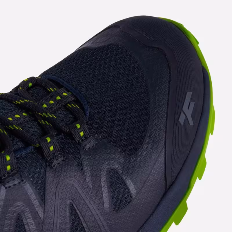 Ботинки мужские треккинговые Finntrail Raid 5171 AppleGreen, черный/зеленый, размер 42