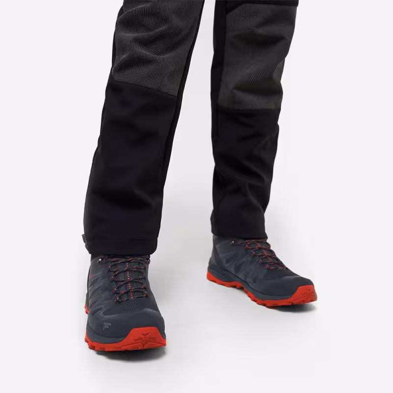 Ботинки мужские треккинговые Finntrail Raid 5171, черный/красный, размер 43