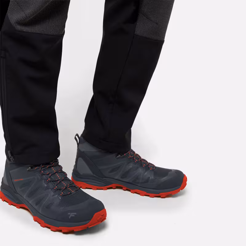 Ботинки мужские треккинговые Finntrail Raid 5171, черный/красный, размер 43
