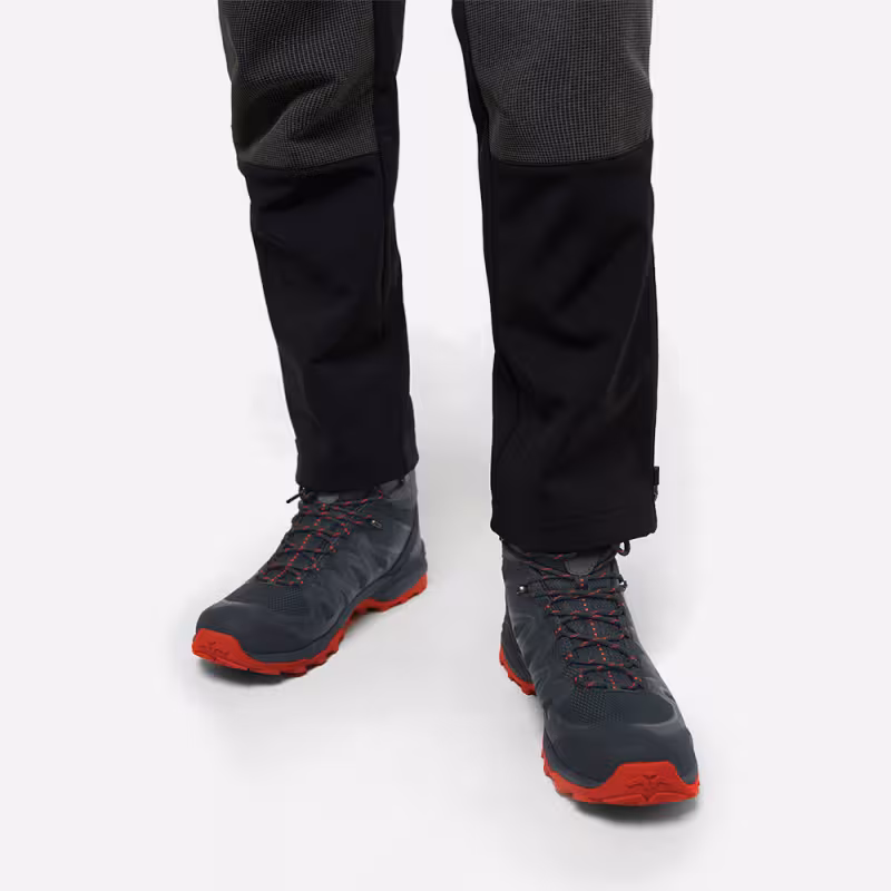 Ботинки мужские треккинговые Finntrail Raid 5171, черный/красный, размер 44