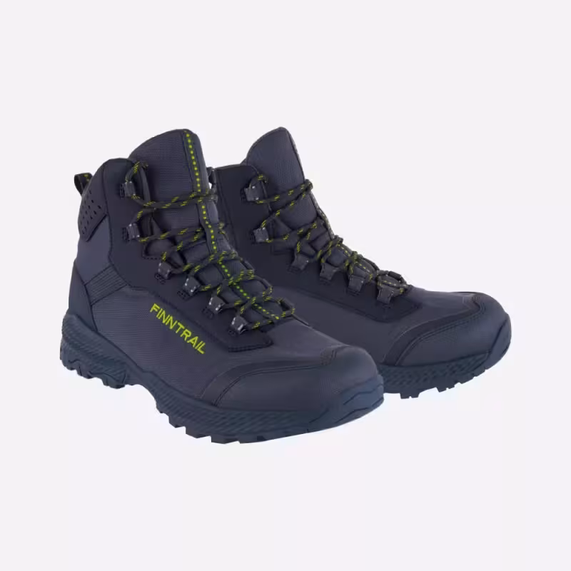 Ботинки мужские треккинговые Finntrail Track 5172 Dark Grey, темно-серый, размер 41