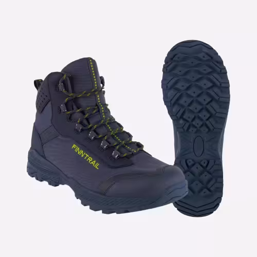 Ботинки мужские треккинговые Finntrail Track 5172 Dark Grey, темно-серый, размер 41