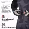 Полукомбинезон-вейдерсы мужской Finntrail Airman 5260, мембрана Hard-Tex, CamoShadowBlack, серый камуфляж, размер M/43, 170-180 см