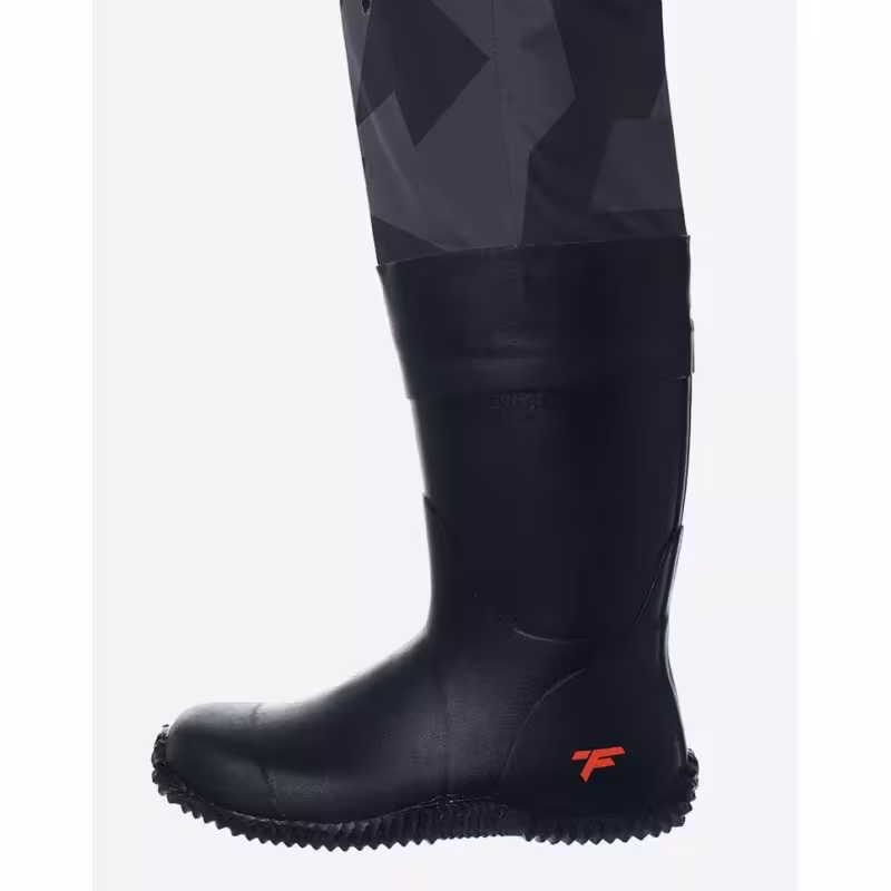 Полукомбинезон-вейдерсы мужской Finntrail Airman 5260, мембрана Hard-Tex, CamoShadowBlack, серый камуфляж, размер XXL/45, 185-195 см