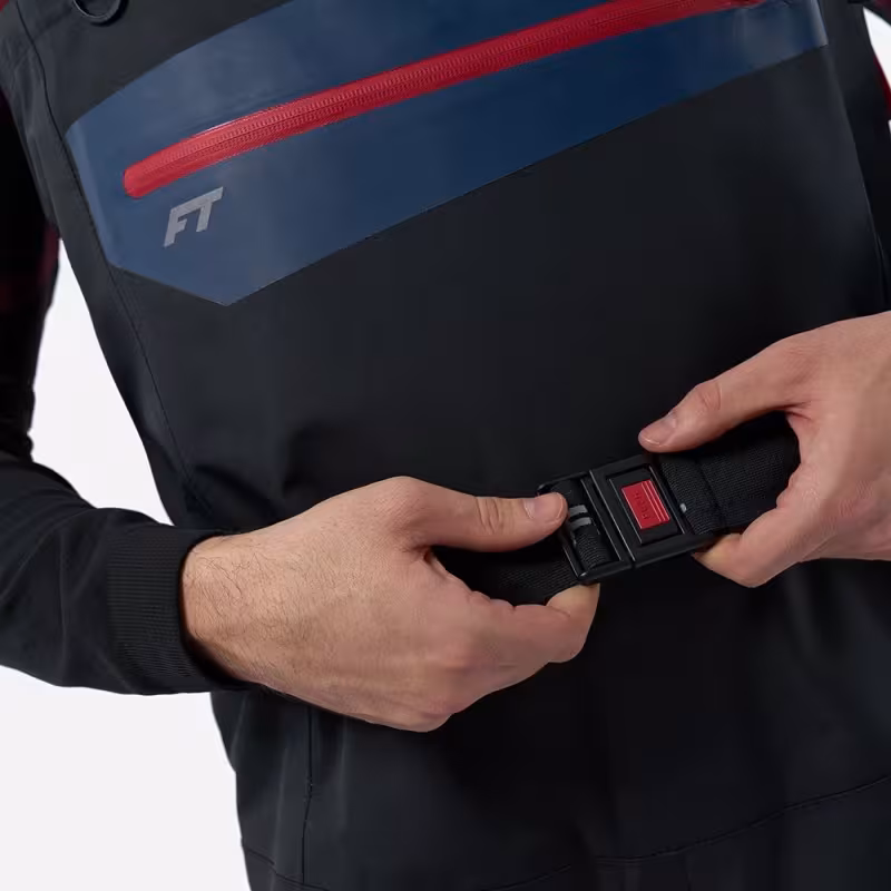 Полукомбинезон-вейдерсы Finntrail Athletic 1532 Graphite, мембрана Hard-Tex, черный, размер 54-56 (XL), 180-190 см