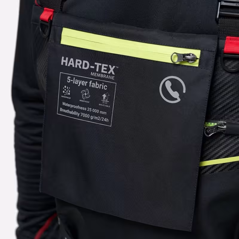 Полукомбинезон-вейдерсы Finntrail Enduro 1539 Graphite, мембрана Hard-Tex, черный, размер MK/43, 170-180 см