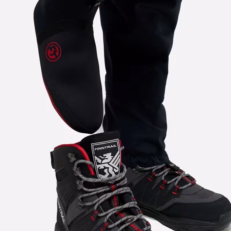 Полукомбинезон-вейдерсы Finntrail Enduro 1539 Graphite, мембрана Hard-Tex, черный, размер XXL/45, 185-195 см
