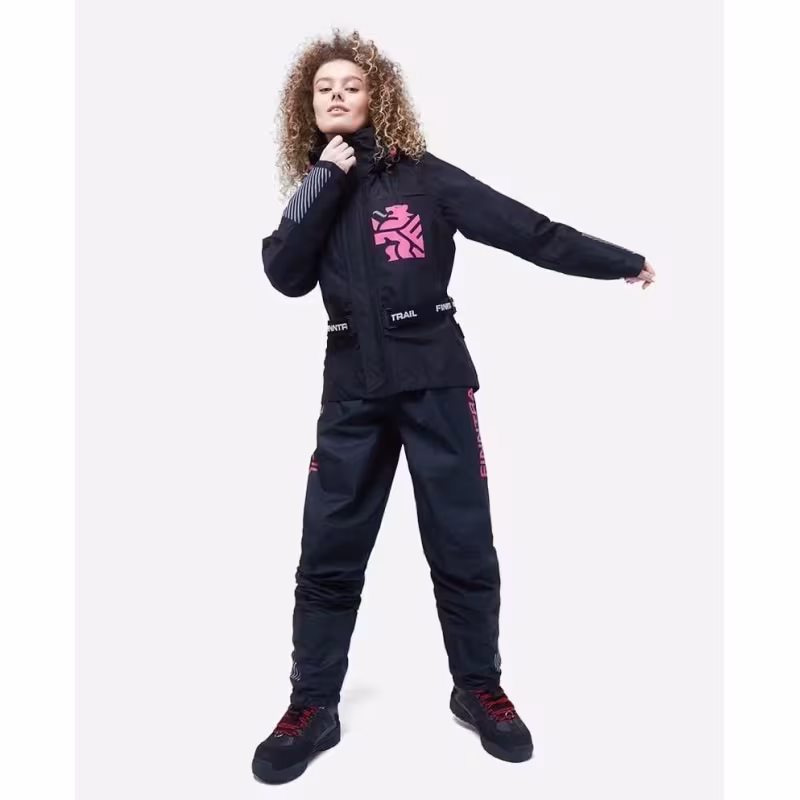 Полукомбинезон-вейдерсы женский Finntrail Rachel 1520, мембрана Hard-Tex, черный, размер SQ/38, 160-170 см