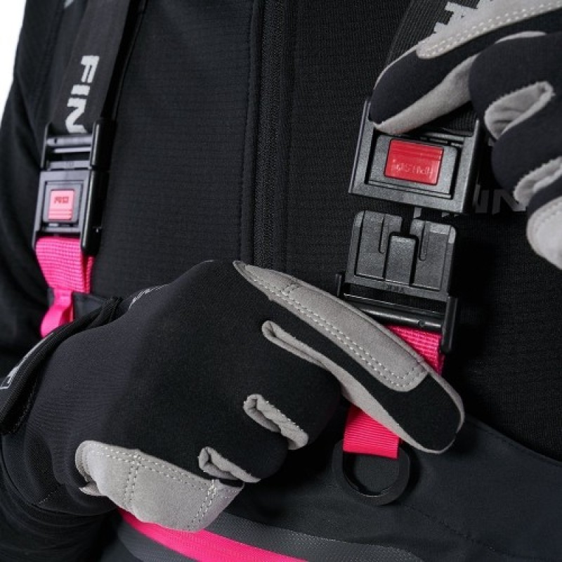 Полукомбинезон-вейдерсы женский Finntrail Rachel BF 5300, мембрана Hard-Tex, черный, размер XL/40, 170-80 см