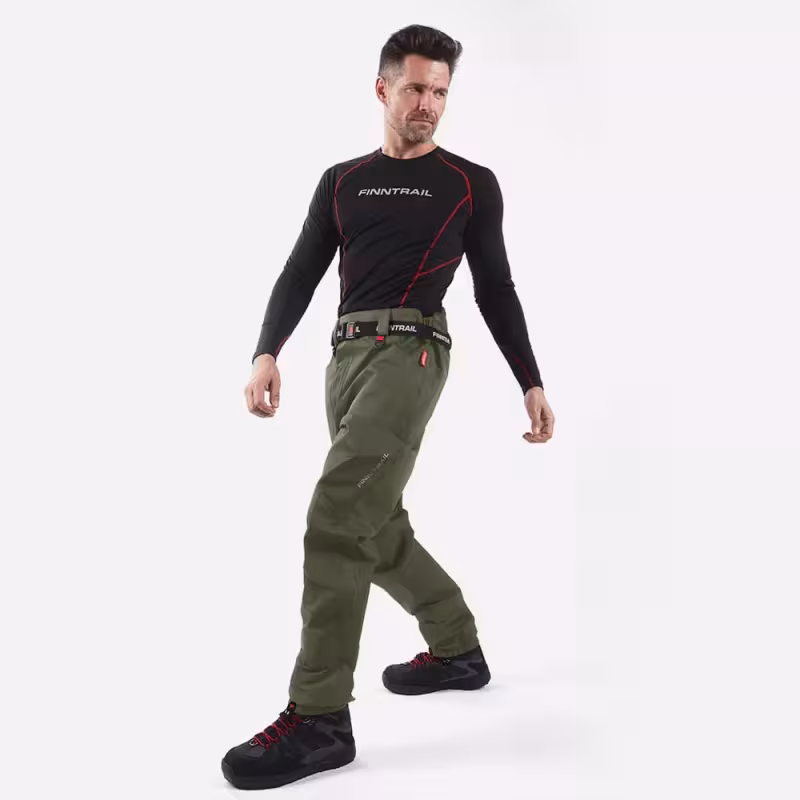 Брюки-вейдерсы Finntrail Runner 1519, мембрана Hard-Tex, хаки, размер 58-60 (XXL), 185-195 см