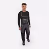 Полукомбинезон-вейдерсы Finntrail Speedmaster 1528 Camo Shadow Black, мембрана Hard-Tex, серый камуфляж, размер 44-46 (S), 165-175 см