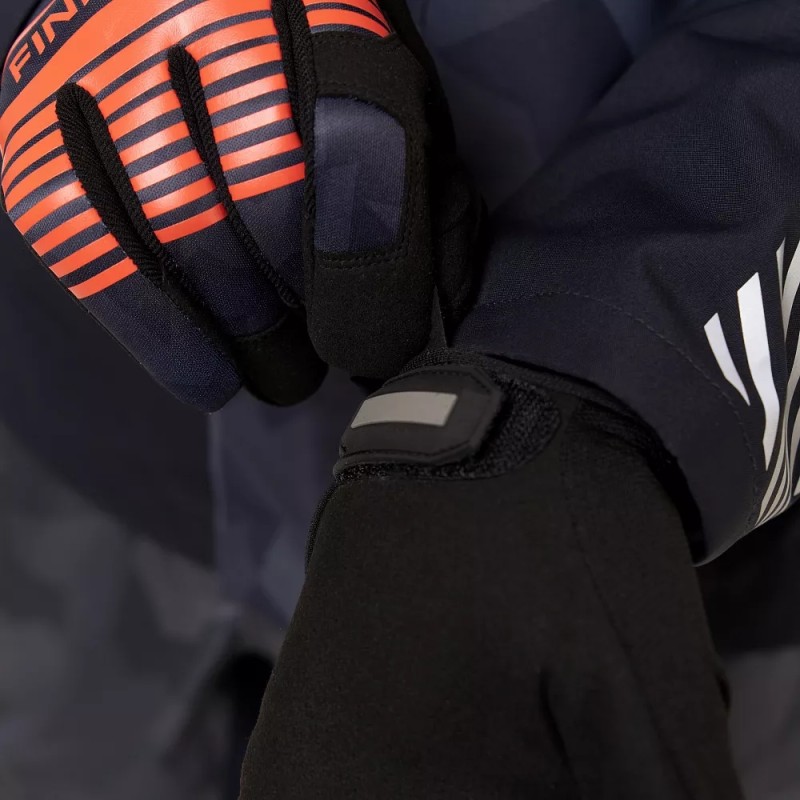 Мотоперчатки Finntrail Eagle 2840 CamoShadowBlack, неопрен, черный/красный, размер L